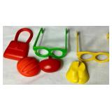 Playskool Mr. and Mrs. Potato Head and Family with Accessories 1986