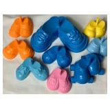 Playskool Mr. and Mrs. Potato Head and Family with Accessories 1986