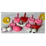 Playskool Mr. and Mrs. Potato Head and Family with Accessories 1986