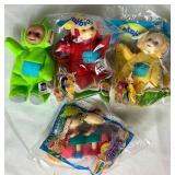 Burger King The Simpsons Creepy Classics, Teletubbies and The Rugrats Kids Meal Toys