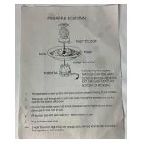 Outdoor Pineapple Water Fountain (New in Box)