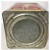 Vintage Hills Bros. Coffee Tin 20 lbs.