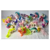 Large Collection of Vintage My Little Ponies and Newborn Ponies