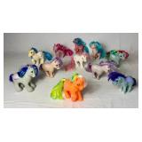 Large Collection of Vintage My Little Ponies and Newborn Ponies