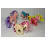Large Collection of Vintage My Little Ponies and Newborn Ponies