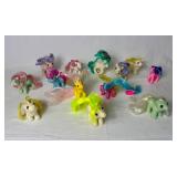 Large Collection of Vintage My Little Ponies and Newborn Ponies