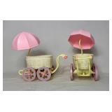 Vintage My Little Pony Lullaby Nursery Playset, 2 Baby Buggy, Clothes, Little Pony Newborns and Accessories