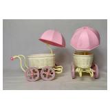 Vintage My Little Pony Lullaby Nursery Playset, 2 Baby Buggy, Clothes, Little Pony Newborns and Accessories