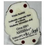 Madame Alexander Figurines - Alice in Wonderland, Mad Hatter, White Rabbit and  Caterpillar