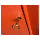 Antique Secretary Desk with Lock and Key