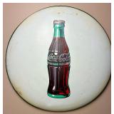 Vintage Coca-Cola Button Metal Sign
