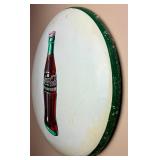 Vintage Coca-Cola Button Metal Sign