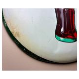 Vintage Coca-Cola Button Metal Sign