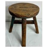 Vintage Wooden Sock Stretchers with Wooden Shoe Shine Box and Stool