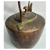 Bundle of 3 Vintage Copper Coffee and French Tea Pots