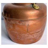 Bundle of 3 Vintage Copper Coffee and French Tea Pots