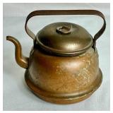 Vintage Bundle of Coffee Grinders and Copper Teapots