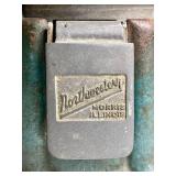 Antique Northwestern 1 cent Peanut Wall Dispenser - Morris IL