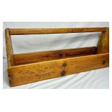 Primitive Carpenter Long Saw 33" Tool Box and 34" Tool Caddy