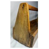 Primitive Carpenter Long Saw 33" Tool Box and 34" Tool Caddy