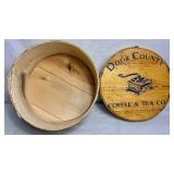 Coffee Bundle - Vintage Tins, Dunn Brothers Coffee Burlap Sack Pillows, and Door County Coffee Crate