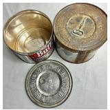 Coffee Bundle - Vintage Tins, Dunn Brothers Coffee Burlap Sack Pillows, and Door County Coffee Crate