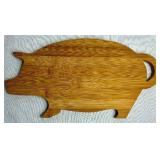 Primitive Pig Bundle - Cast Iron Piggy Bank , Bacon Press, Old Country Delicatessen & Restaurant Sign (30" W) and 11.5" Black Pig Sculpture