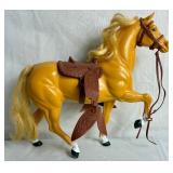 Collection of Four Barbie Horses - Honey the Show Pony, Dallas Palomino Horse, Dream Horse Dixie Baby Palominos