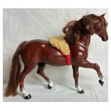 Collection of Four Barbie Horses - Honey the Show Pony, Dallas Palomino Horse, Dream Horse Dixie Baby Palominos