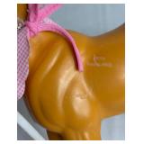 Collection of Four Barbie Horses - Honey the Show Pony, Dallas Palomino Horse, Dream Horse Dixie Baby Palominos