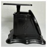 Collection of Scales- One Foreign Letter Scale, One Precision Postal Scale and one Decorative Hill Farms Feed Grain Hanging Scale