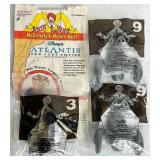 Large Collection of McDonalds Happy Meal Toys including Jungle Book, Inspector Gadget, Cars, Tonka, Barbie, Walt Disney, Nemo, Battlebots, GI Joe, lego Clikits and Atlantis