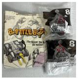 Large Collection of McDonalds Happy Meal Toys including Jungle Book, Inspector Gadget, Cars, Tonka, Barbie, Walt Disney, Nemo, Battlebots, GI Joe, lego Clikits and Atlantis