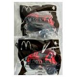 Large Collection of McDonalds Happy Meal Toys including Jungle Book, Inspector Gadget, Cars, Tonka, Barbie, Walt Disney, Nemo, Battlebots, GI Joe, lego Clikits and Atlantis