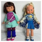 Vintage Fisher Price My Friend Dolls - Jenny , Mandy, Mikey, Mandy #216 and Jenny #217