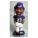 Autographed Minnesota Vikings Bobbleheads - Jim Kleinsasser and Michael Bennett