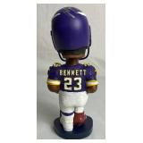 Autographed Minnesota Vikings Bobbleheads - Jim Kleinsasser and Michael Bennett