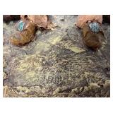 Daniel Monfort Sculpture Lot - 1991 Peace Pine and 1982 The End of the Trail  Monfort Original Western Sculpture Boulder, CO.