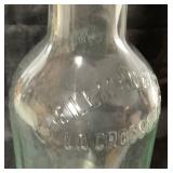 Two Antique Clear Beer Bottles from Drewry & Sons and G. Heileman BRC. Co.