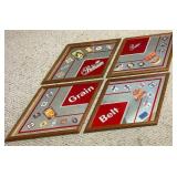 Grain Belt Beer 4 Mirror Centennial Series #1-4