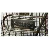 Two Vintage Child Sized Shopping Carts