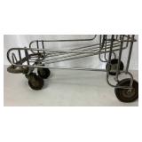 Two Vintage Child Sized Shopping Carts