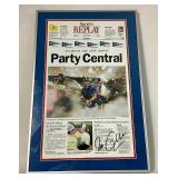 Minnesota Twins 2002 American League Central Champions Memorabilia including Framed & Autographed Sports Replay by Ron Gardenhire