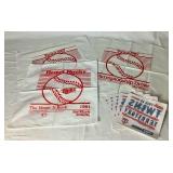 Collection of Minnesota Twins 1987 and 1991 Memorabilia - Homer Hankies, Buttons, Wheaties Boxes, Mug, Plates, Newspaper plus 3 Twins Baseball Caps