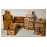Wooden Apothecary/Spice Cabinets