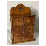 Wooden Apothecary/Spice Cabinets