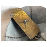 Vintage Purina Cow Chow Hanging Scale,  Chas. Forschner & Sons Double Sided Hanging Spring Scale and General Store Sign