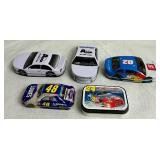 Vintage Nascar Collectible Cars and Tins
