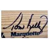 Louisville Slugger Minnesota Twins Manager Tom Kelly 1000th Career Win Autographed Baseball Bat in Wooden Display Case