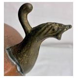 Copper Collection - Vintage Copper Teapot, Copper Pitcher, Copper Straining Dipper and Hammered Copper Ladle Bowl